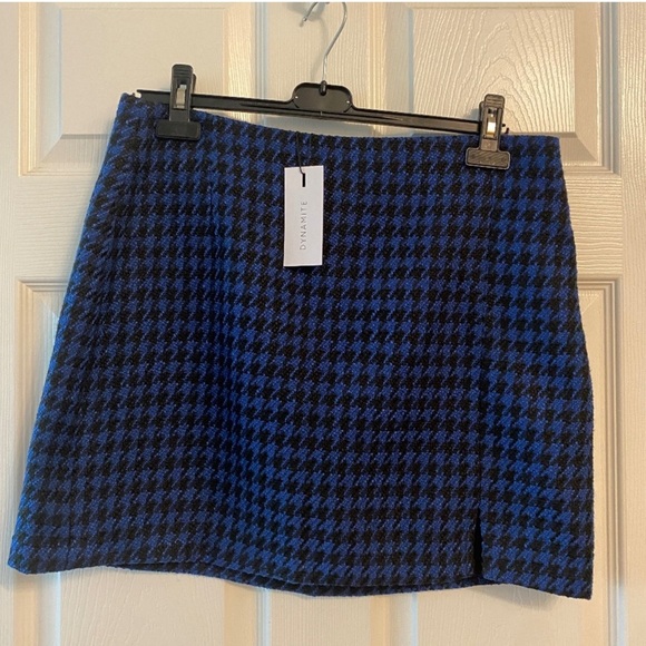 SET! NWT- DYNAMITE Shauna Cropped Button Blazer and Skirt - Picture 15 of 15